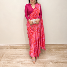 Load image into Gallery viewer, Pink Sequence Sari
