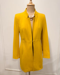 MUSTARD LAPEL BLAZER