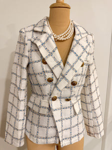 TWEED OFF WHITE BLAZER