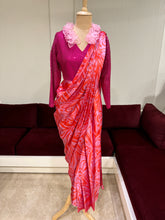 Load image into Gallery viewer, Pink Sequence Sari
