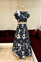 Load image into Gallery viewer, Navy Floral Gown
