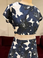 Load image into Gallery viewer, Navy Floral Gown
