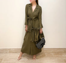 Load image into Gallery viewer, Olive Cotton Dress
