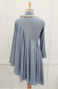 Sky Foil Cotton Tunic