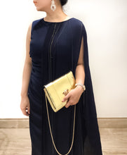 Load image into Gallery viewer, Navy Drape Maxi
