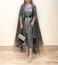 Load image into Gallery viewer, Metallic Drape Jumpsuit
