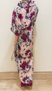 Pink Floral Drape