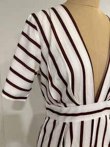 Stripes V Dress