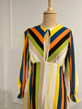 Load image into Gallery viewer, Stripes Keyhole Dress
