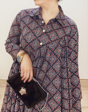 Load image into Gallery viewer, Navy Asymmetric Top
