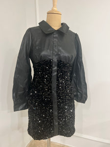 Leather sequin Dress