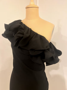 Ruffle One Shoulder