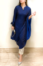 Load image into Gallery viewer, Navy Kaftaan Drape
