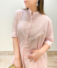 Load image into Gallery viewer, Pink Cotton Tunic Set
