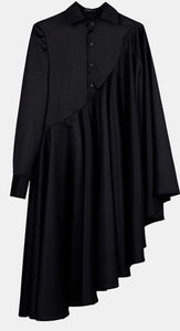 Black Asymmetric Tunic