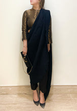 Load image into Gallery viewer, Brocade Textured Sari
