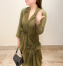 Load image into Gallery viewer, Olive Cotton Dress
