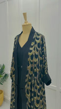 Load and play video in Gallery viewer, Astra | Black Kaftaan Drape
